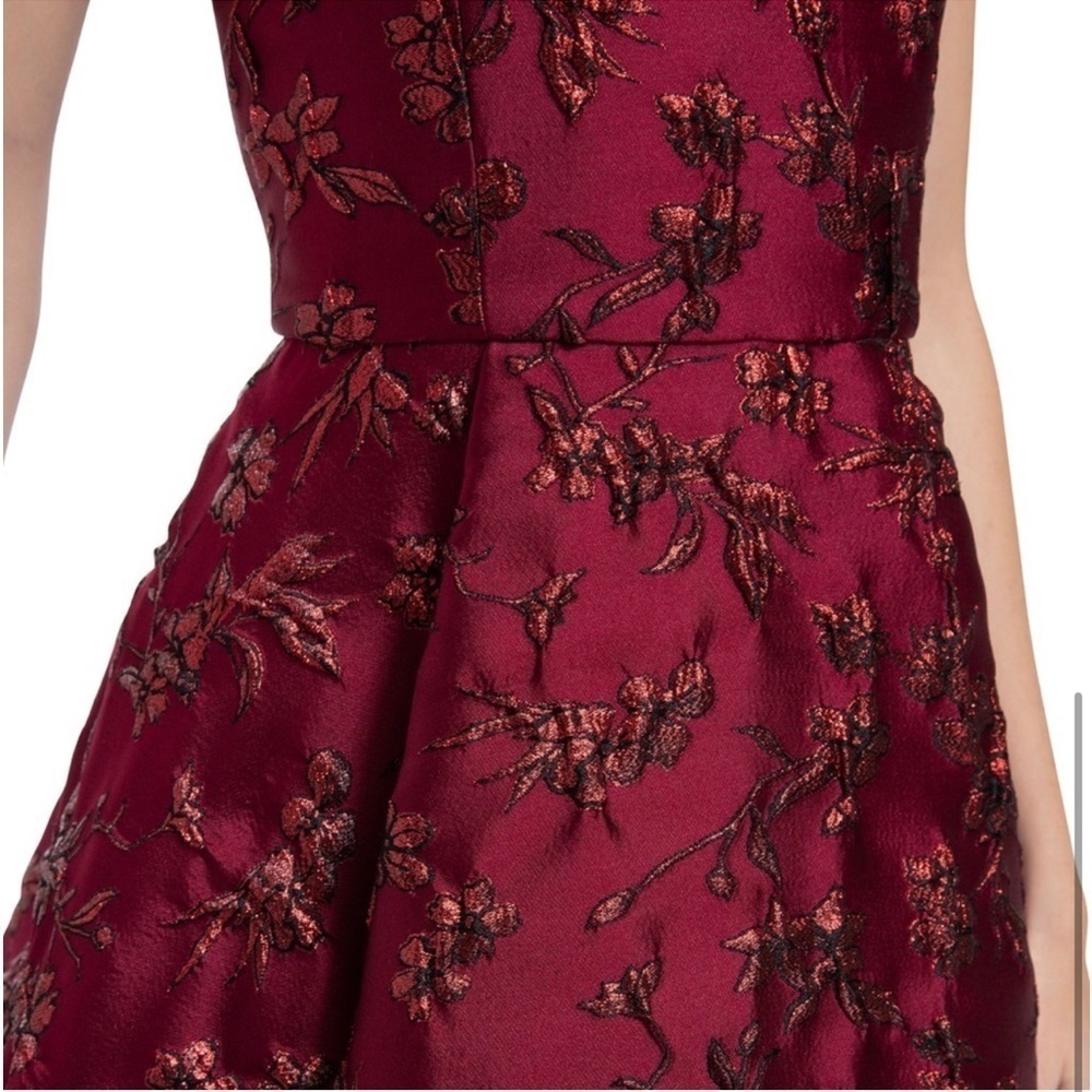 Alice + Olivia Red Floral Mini Dress - Picture 10 of 10